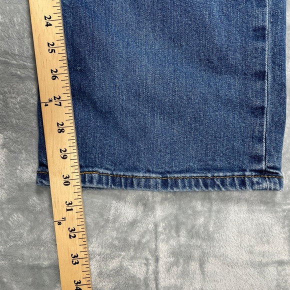 Levi Strauss & Co Mens Jeans 559 W42 L32 Blue Denim Straight Leg Casual - Picture 6 of 12
